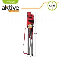 AKTIVE - Chaise De Camping XL Avec Porte-Gobelet -Camping En Plein Air aktive chaise de camping xl avec porte gobelet 6