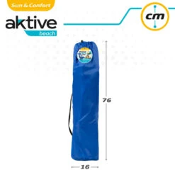 AKTIVE - Chaise Pliante Avec Poche Et Poignée De Transport -Camping En Plein Air aktive chaise pliante avec poche et poignee de transport 5