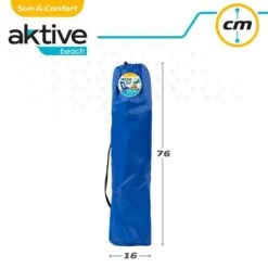 AKTIVE - Chaise Pliante Avec Poche Et Poignée De Transport -Camping En Plein Air aktive chaise pliante avec poche et poignee de transport 6