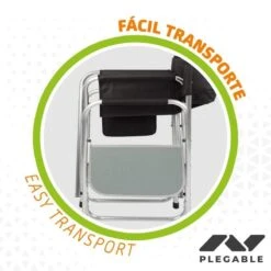 AKTIVE - Chaise Pliante Avec Table Amovible -Camping En Plein Air aktive chaise pliante avec table amovible 3