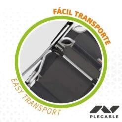 AKTIVE - Chaise Pliante Camping Fixe En Aluminium 54 X 57 X 91 Cm, Gris -Camping En Plein Air aktive chaise pliante camping fixe en aluminium 54 x 57 x 91 cm gris 3