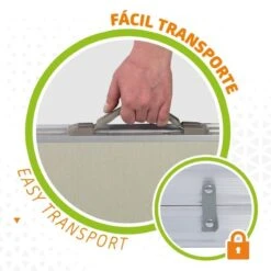 AKTIVE - Ensemble Table Et Chaise. Table Pliante Avec 4 Tabourets 135x86x67 Cm -Camping En Plein Air aktive ensemble table et chaise table pliante avec 4 tabourets 135x86x67 cm 4