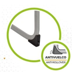 AKTIVE - Table Pliante En Aluminium Et Bois. Table De Camping 80x60x70 Cm -Camping En Plein Air aktive table pliante en aluminium et bois table de camping 80x60x70 cm 4