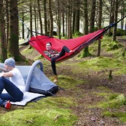 Auvent 2 En 1 - Bâche Et Hamac 330 X 120 - Vert -Camping En Plein Air auvent 2 en 1 bache et hamac 330 x 120 vert 4