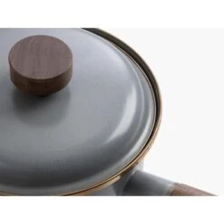 Barebones Casserole En émail / Poêle En Acier - Gris Pierre -Camping En Plein Air barebones casserole en email poele en acier gris pierre 5