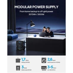 BLUETTI AC300+B300 Générateur Électrique 3072Wh,LiFePO4 Pour Panne De Courant -Camping En Plein Air bluetti ac300b300 generateur electrique 3072whlifepo4 pour panne de courant 3