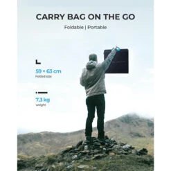 BLUETTI Générateur Électrique EB3A+PV200 268Wh/600W LiFePO4 Batterie Pour Voyage -Camping En Plein Air bluetti generateur electrique eb3apv200 268wh600w lifepo4 batterie pour voyage 6