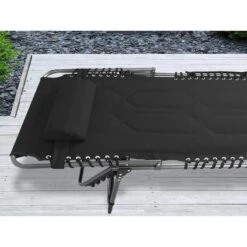 Chaise Longue Torget - Transat - Bain De Soleil 190x60x30 Cm - 150 Kg - Pliable -Camping En Plein Air chaise longue torget transat bain de soleil 190x60x30 cm 150 kg pliable 5
