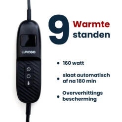 Couverture Électrique Luvego Avec Polaire/Sherpa - Brun Foncé 10 Couverture Électrique Luvego Avec Polaire/Sherpa - Brun Foncé -Camping En Plein Air couverture electrique luvego avec polairesherpa brun fonce 3