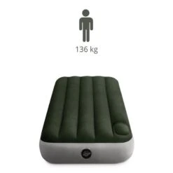 Intex Downy Jr. Twin Airbed - Lit Gonflable - 191x76x25cm - Avec Accessoires 7 Intex Downy Jr. Twin Airbed - Lit Gonflable - 191x76x25cm - Avec Accessoires -Camping En Plein Air downy jr twin airbed lit gonflable 191x76x25cm avec accessoires 2