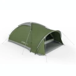 Duo Maxx - Tente De Randonnée Légère - 3 Personnes - 3,9 Kg - Vert -Camping En Plein Air duo maxx tente de randonnee legere 3 personnes 39 kg vert 4