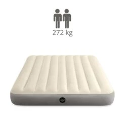 Intex Dura Beam - Lit Gonflable - 203x152x25cm - Compris Les Accessoires -Camping En Plein Air dura beam lit gonflable 203x152x25cm compris les accessoires 2