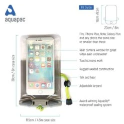 Aquapac Etui Professionnel étanche Pour Téléphone Plus Vert Citron -Camping En Plein Air etui professionnel etanche pour telephone plus vert citron 3