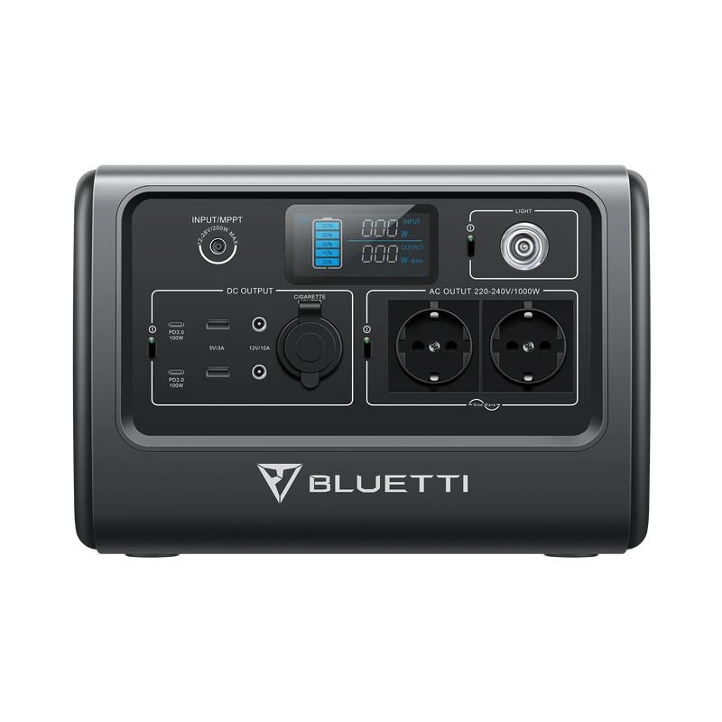 Générateur Électrique BLUETTI EB70+MP200, 1000W LiFePO4 Batterie Pour Camping 2 Générateur Électrique BLUETTI EB70+MP200, 1000W LiFePO4 Batterie Pour Camping – Image 2