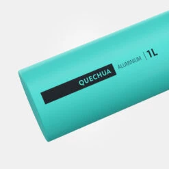 Quechua Gourde Alu 1L Avec Bouchon à Ouverture Rapide Pour La Randonnée - Vert -Camping En Plein Air gourde alu 1l avec bouchon a ouverture rapide pour la randonnee vert 2