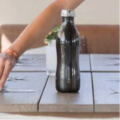 Gourde Earth Collection Simple Paroi Berry - 1200 Ml - Rouge -Camping En Plein Air gourde earth collection simple paroi berry 1200 ml rouge 4