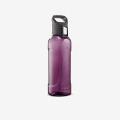 Quechua Gourde Ecozen® 0,8L Avec Bouchon Ouverture Rapide Pour La Randonnée - Violet