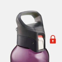 Quechua Gourde Ecozen® 0,8L Avec Bouchon Ouverture Rapide Pour La Randonnée - Violet -Camping En Plein Air gourde ecozen 08l avec bouchon ouverture rapide pour la randonnee violet 5