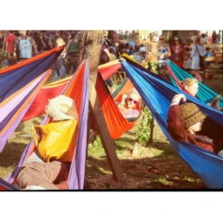 TICKET TO THE MOON Hamac TTTM Compact Jaune Foncé -Camping En Plein Air hamac tttm compact jaune fonce 4