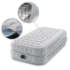 Intex Matelas Gonflable - 1-Person - 99 X 191 X 51 Cm - Gris 9 Intex Matelas Gonflable - 1-Person - 99 X 191 X 51 Cm - Gris -Camping En Plein Air intex matelas gonflable 1 person 99 x 191 x 51 cm gris 4