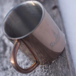 Lemmel Mug Isolé à Double Paroi - Acier Inoxydable/Cuivre - Logo Lemmel -Camping En Plein Air lemmel mug isole a double paroi acier inoxydablecuivre logo lemmel 1