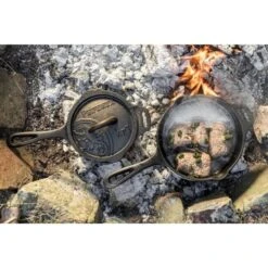 Petromax KR1 Poêle En Fonte Avec Couvercle (1 Litre) -Camping En Plein Air petromax kr1 poele en fonte avec couvercle 1 litre 2