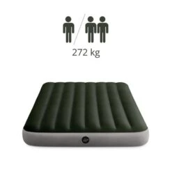 Intex Prestige Downy Full Airbed - Lit Gonflable - 191x137x25cm - Avec Accessoires -Camping En Plein Air prestige downy full airbed lit gonflable 191x137x25cm avec accessoires 2