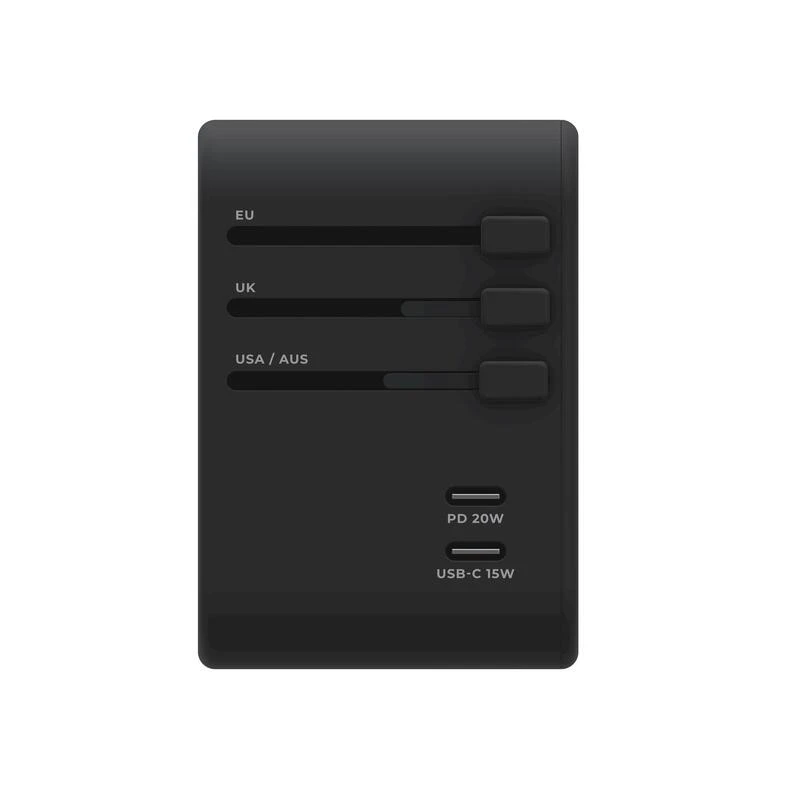 Prise Mondiale Universelle RollingSQUARE Avec 2 USB-C Et 3 USB-A 3 Prise Mondiale Universelle RollingSQUARE Avec 2 USB-C Et 3 USB-A – Image 3