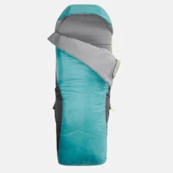 Quechua SAC DE COUCHAGE ENFANT 2 EN 1 - SLEEPIN BED JUNIOR 10°C BLEU -Camping En Plein Air sac de couchage enfant 2 en 1 sleepin bed junior 10c bleu 2