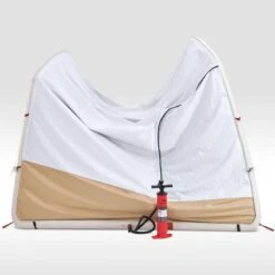 Quechua Séjour Gonflable De Camping - Air Seconds Base Connect Fresh - 6 Personnes -Camping En Plein Air sejour gonflable de camping air seconds base connect fresh 6 personnes 6