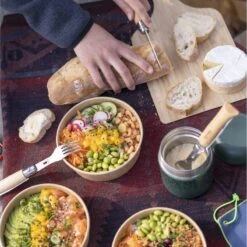 Set Complet Opinel Picnic+ - Opinel N°8 + Embouts Cuillère Et Fourchette -Camping En Plein Air set complet opinel picnic opinel n8 embouts cuillere et fourchette 4