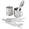 Set De Couverts De Camping & Tasse Thermique Inox | 2 Personnes