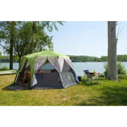 Tente Coleman Octagon 8 (Verte) -Camping En Plein Air tente coleman octagon 8 verte 2