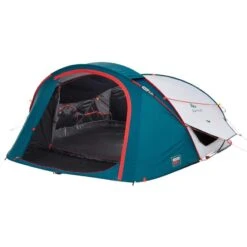 Quechua Tente De Camping - 2 SECONDS XL - 3 Places - Fresh & Black -Camping En Plein Air tente de camping 2 seconds xl 3 places fresh and black 3