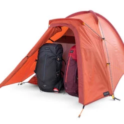 Tente Dôme De Trekking - 2 Places - MT100 -Camping En Plein Air tente dome de trekking 2 places mt100 4