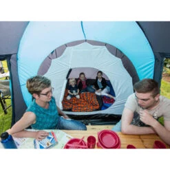 Tente Dôme Familiale Hammerfest 6 Protect - Sol Cousu - 6 Personnes - 2 Cabines -Camping En Plein Air tente dome familiale hammerfest 6 protect sol cousu 6 personnes 2 cabines 3