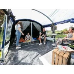 Tente Familiale Tunnel Montana 10 Sleeper - 10 Personnes - 2 Cabines Sombres -Camping En Plein Air tente familiale tunnel montana 10 sleeper 10 personnes 2 cabines sombres 2