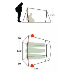 Tente Ferrino Lightent 3 Pro Vert -Camping En Plein Air tente ferrino lightent 3 pro vert 1