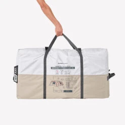 Quechua Tente Gonflable De Camping - Air Seconds 6.3 XXL F&B - 6 Personnes - 3 Chambres -Camping En Plein Air tente gonflable de camping air seconds 63 xxl f and b 6 personnes 3 chambres 2