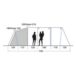 Tente Gonflable Outwell Knightdale 8PA 8 Tente Gonflable Outwell Knightdale 8PA -Camping En Plein Air tente gonflable outwell knightdale 8pa 3