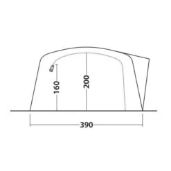 Tente Gonflable Outwell Knightdale 8PA 9 Tente Gonflable Outwell Knightdale 8PA -Camping En Plein Air tente gonflable outwell knightdale 8pa 4