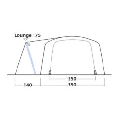 Tente Gonflable Outwell Oakdale 5PA -Camping En Plein Air tente gonflable outwell oakdale 5pa 4