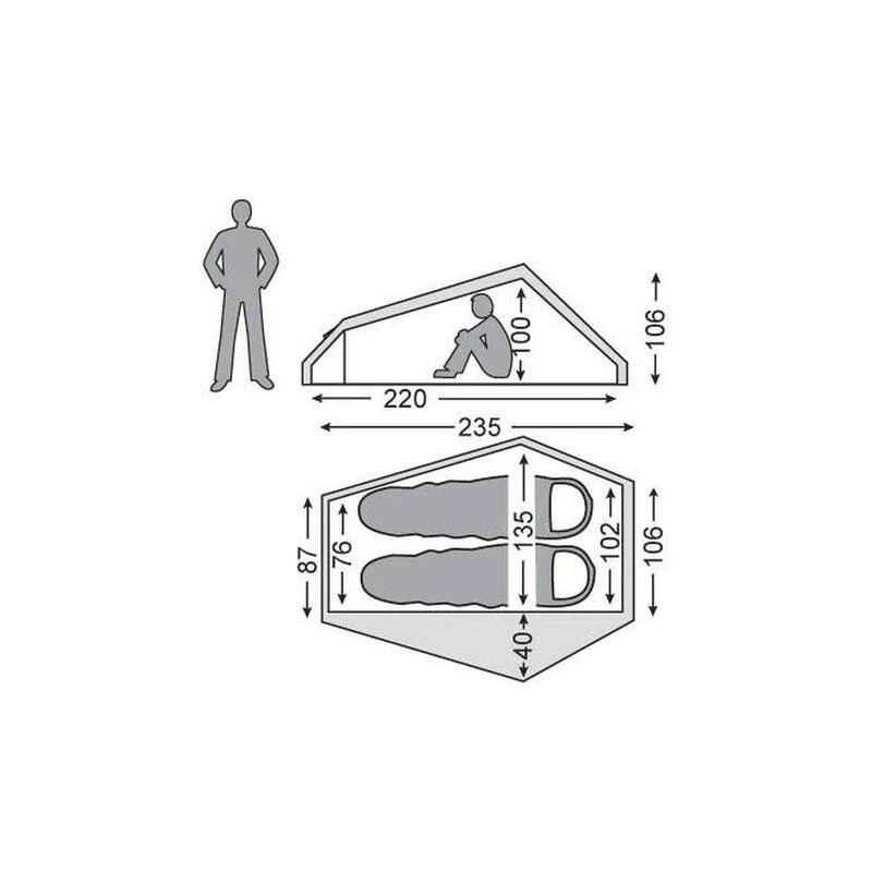 Tente Nordisk Telemark 2 LW 2 Tente Nordisk Telemark 2 LW – Image 2
