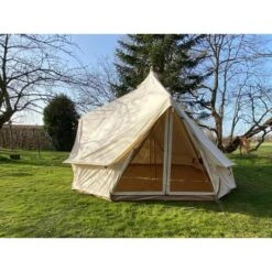 Tente Tipi En Coton - Freya - 12 Personnes - 6 X 4 M – 3m Hauteur - Moustiquaire -Camping En Plein Air tente tipi en coton freya 12 personnes 6 x 4 m 3m hauteur moustiquaire 5
