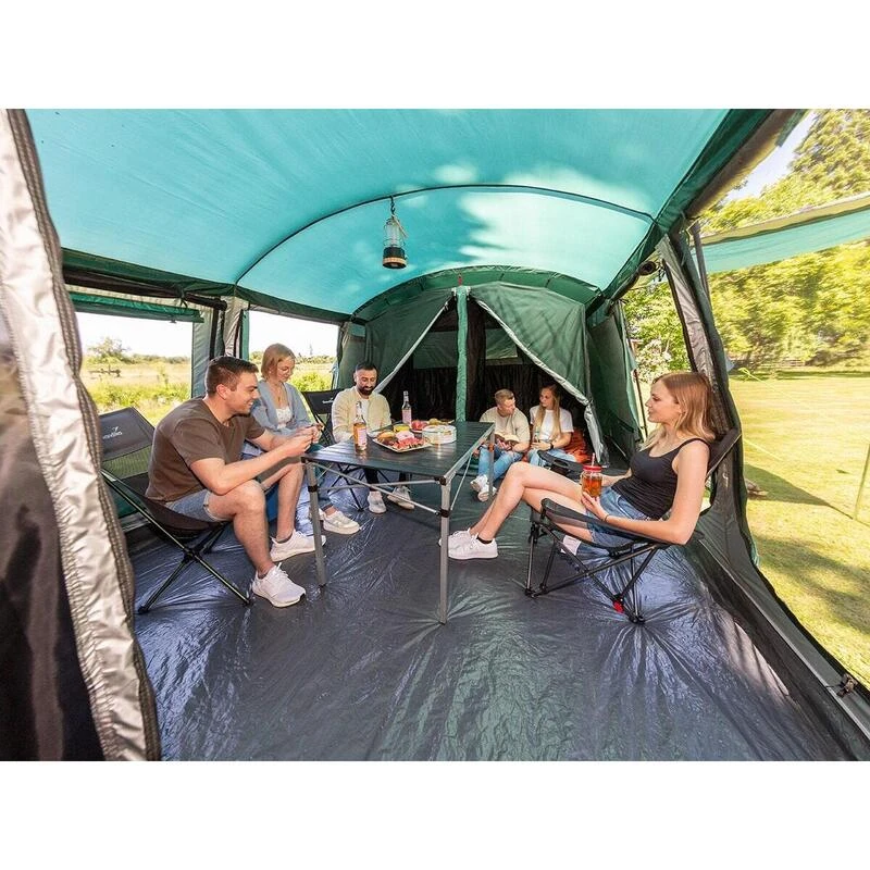 Tente Tunnel Familiale Montana 8 - Camping - 8 Personnes - 3 Cabines Sombres 3 Tente Tunnel Familiale Montana 8 - Camping - 8 Personnes - 3 Cabines Sombres – Image 3