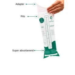 Toilette D'urgence Jonhy Wee, 3 Pièces -Camping En Plein Air toilette durgence jonhy wee 3 pieces 3