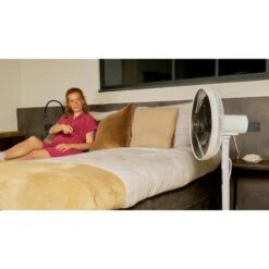 Trépied De Ventilateur Sur Pied Luvego Avec Télécommande - Minuterie - 40CM -Camping En Plein Air trepied de ventilateur sur pied luvego avec telecommande minuterie 40cm 2